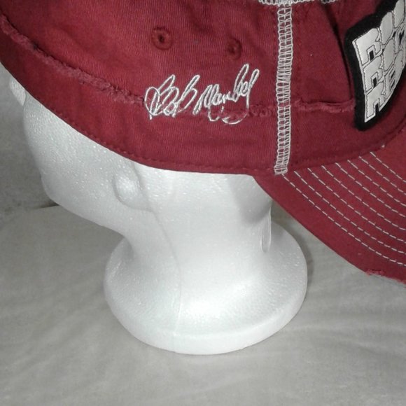 Bob Marley destress biker hat/ball cap - Picture 2 of 9